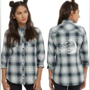 Disney Peter Pan Neverland Flannel Shirt